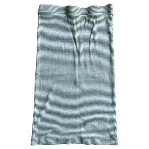 Eliane Rose Striped Pencil Skirt Oatmeal & Black Size Medium